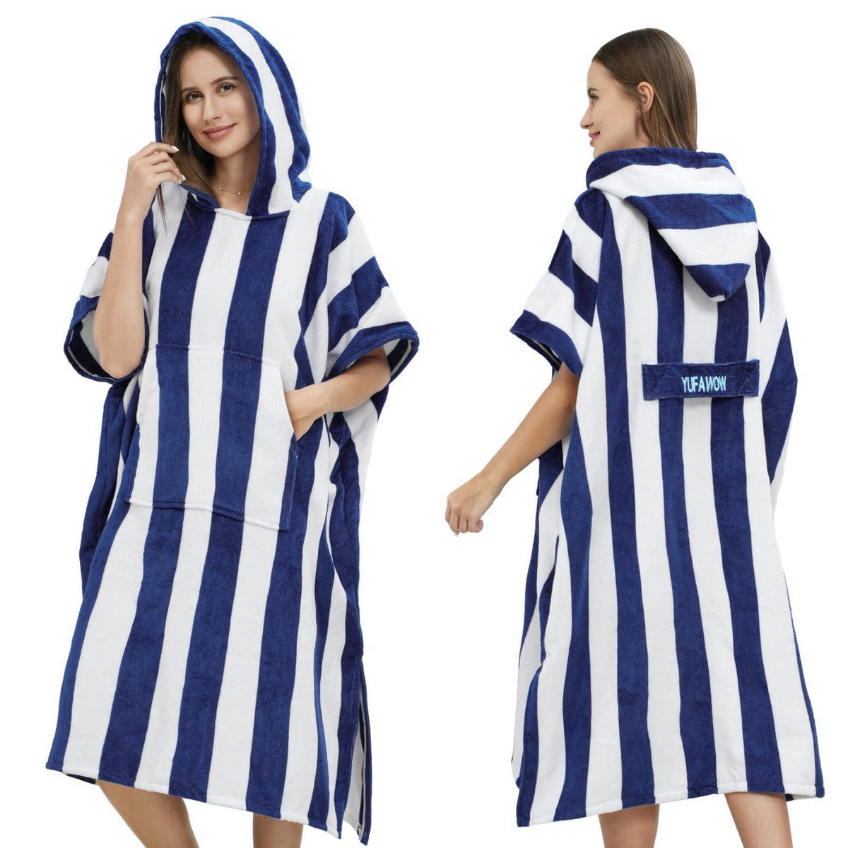 Yufawow Men Women Hooded Towel Changing Cruise Essential Surf Equipment Pool Accessories Float Trip Gear Hot Tub Stuff B
