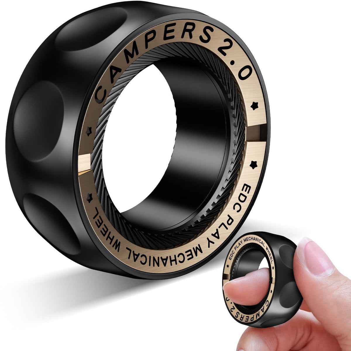 INN&Ocirc;PLUS Upgrade Magnetic Fidget Ring Spinner for Stress Relief Fidget Toys
