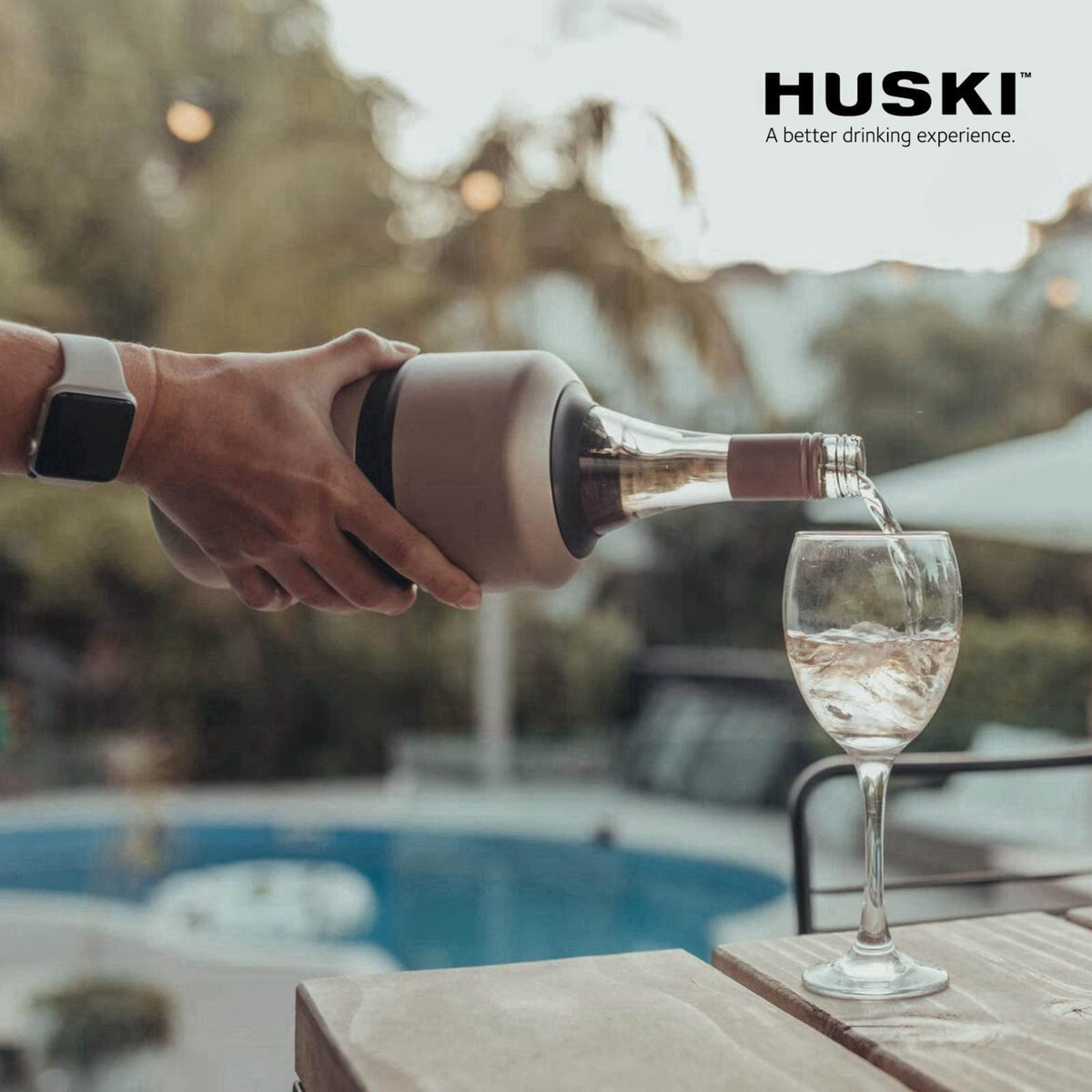 Huski Wine Chiller | Award Winning Iceless Design | Keeps Wine Cold up to 6 Hours | Wine Accessory | Next Generation Ice
