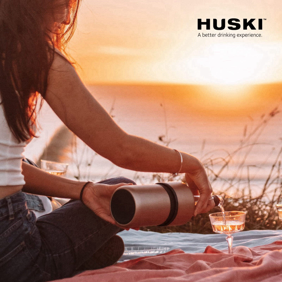 Huski Wine Chiller | Award Winning Iceless Design | Keeps Wine Cold up to 6 Hours | Wine Accessory | Next Generation Ice