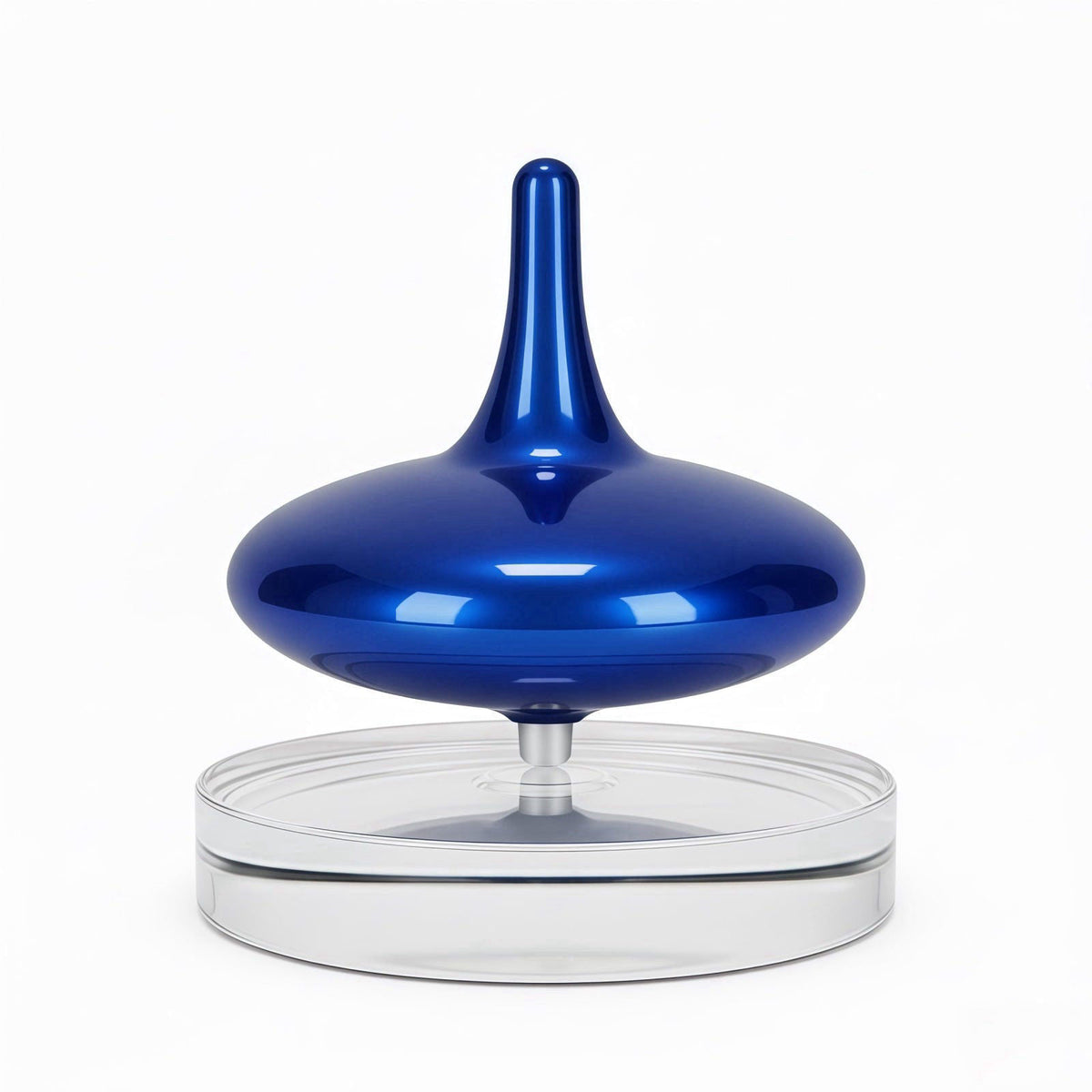 Hautech Electric Spinning Top with Glass Base, 4+ Hour Endless Spin, LED Light Show for Focus, Calm & Creativity, Unique
