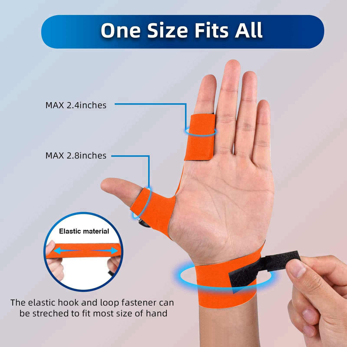 MOIPEJO LED Flashlight Gloves, Stocking Stuffers Gifts for Men Him-Orange – alternate angle