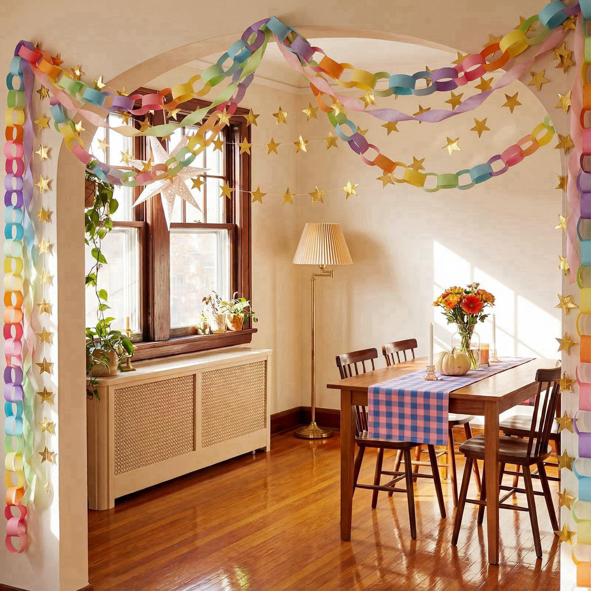 Taobary Paper Chain Garland Pastels Paper Streamers, 600, Same Size – packaging and label