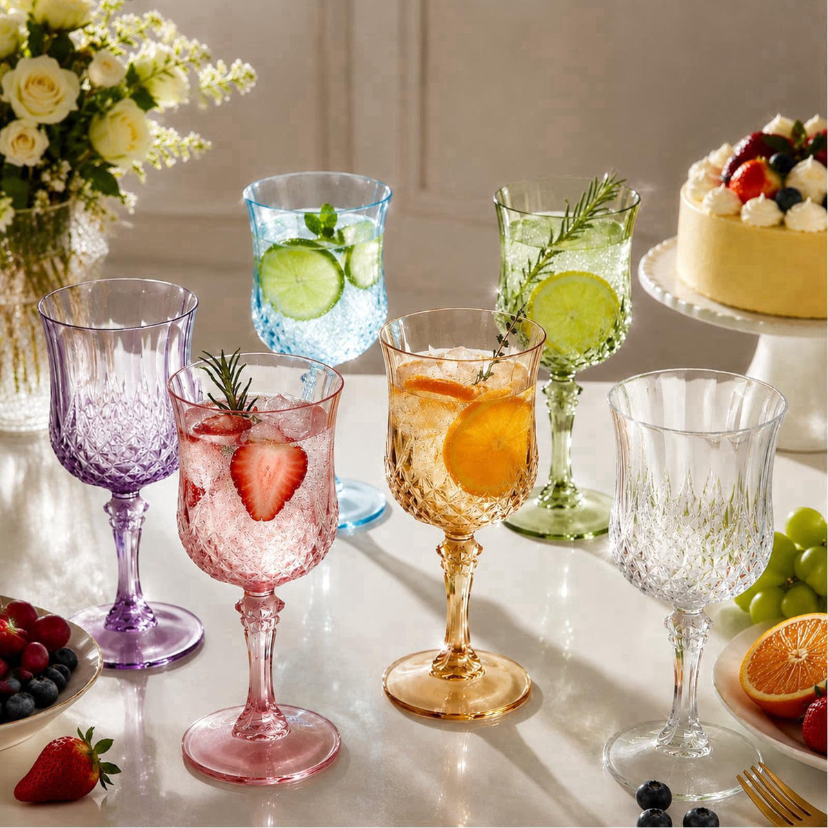 ARTGGLLR – Wine Glasses on display