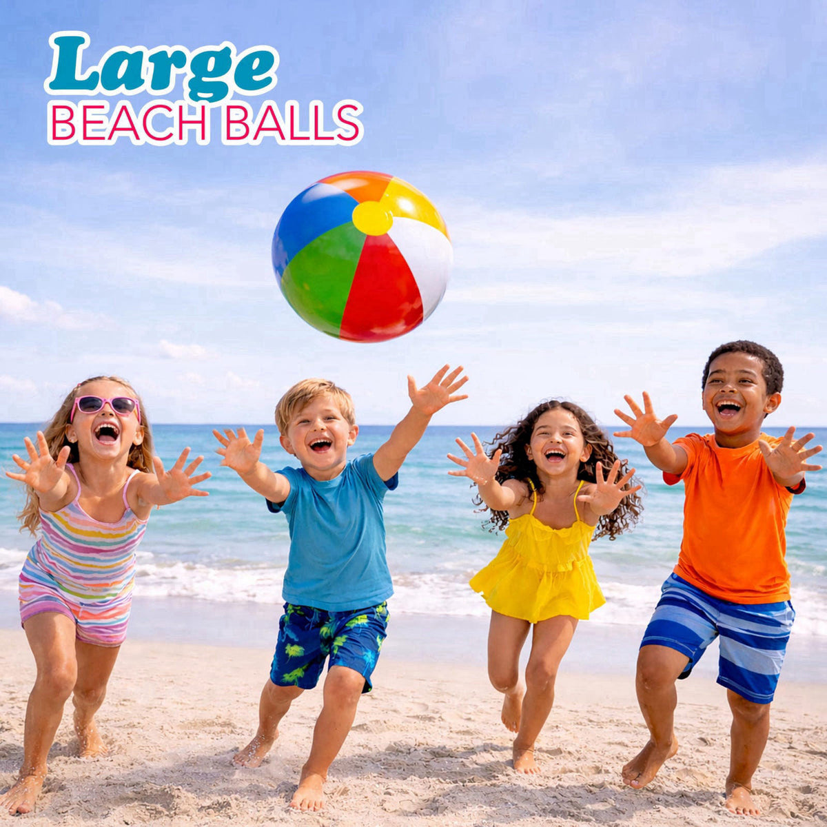 4E's Novelty – Beach Balls on display