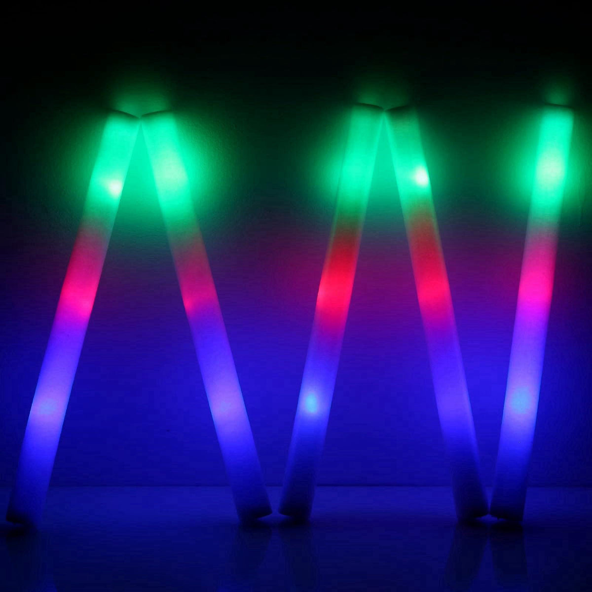 MR PARTY KING LED Foam Sticks Includes Sign, Lights Party Batons Wand for Wedding, Parties, Birthdays, Guests, Parties, 