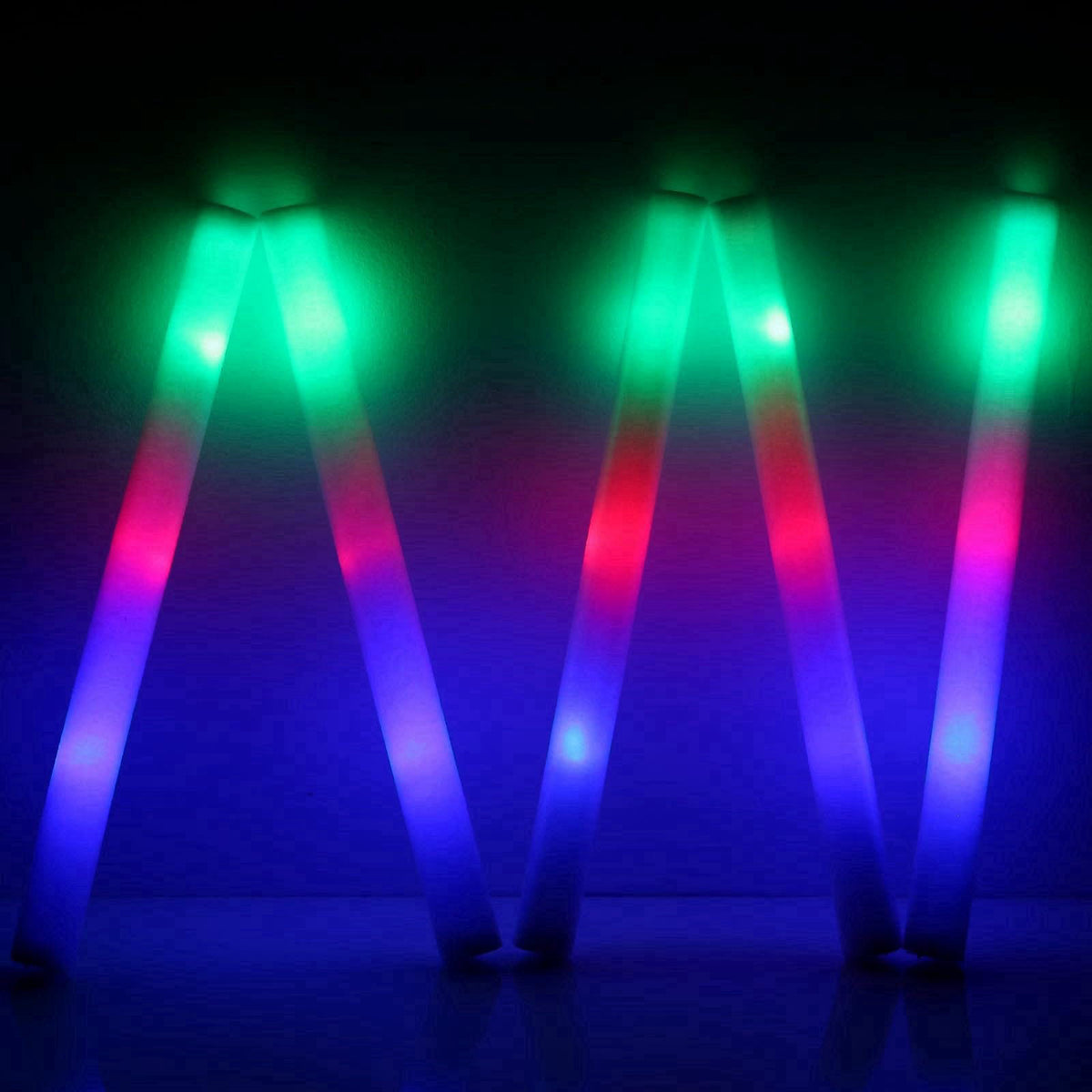 MR PARTY KING LED Foam Sticks Includes Sign, Lights Party Batons Wand for Wedding, Parties, Birthdays, Guests, Parties, 