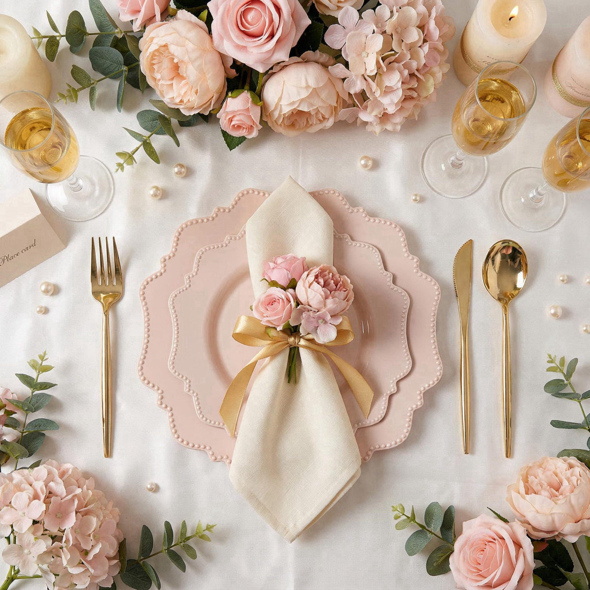 COLOSUS 60 PCS Pink Disposable Plastic Plates, Fancy Beaded Party Plates. – packaging and label