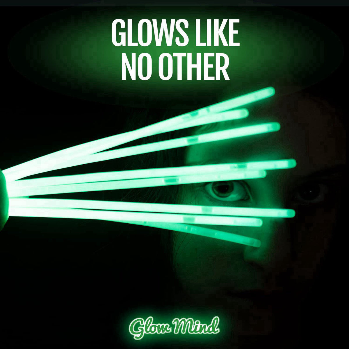 Glow Mind 300 Ultra Bright Glow Sticks Bulk - Halloween Glow in the Dark Party Supplies Pack - 8" Neon Glowsticks Pa