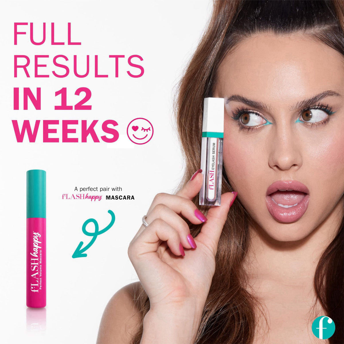 FLASHSERUM fLASH Eyelash Serum Mini for Long-Looking Natural Lashes - Enhances & Strengthens, Safe & Effective Formula f