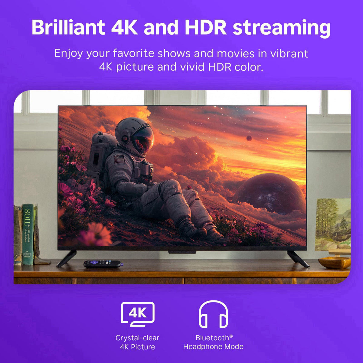Roku Streaming Stick Plus with Voice Remote - 4K & HDR10+ – full view