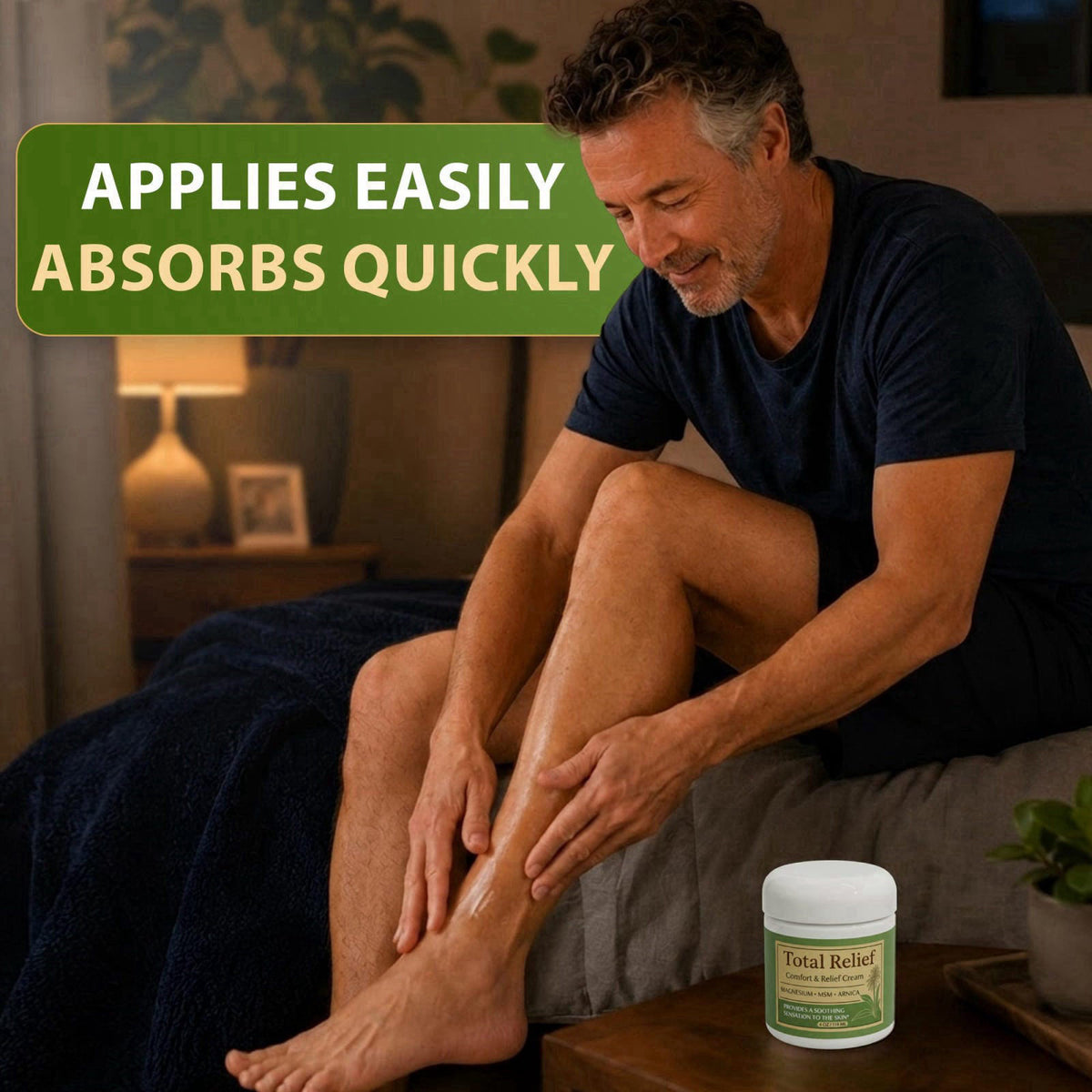 HiRelief Total Relief - Magnesium Cream - Topical Lotion for Muscles, Joints & Legs - Magnesium Chloride with MSM, Arnic