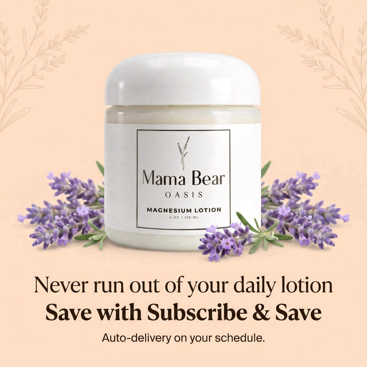 Mama Bear Oasis Magnesium Cream - Magnesium Lotion for Feet (Pack of 1) – alternate angle