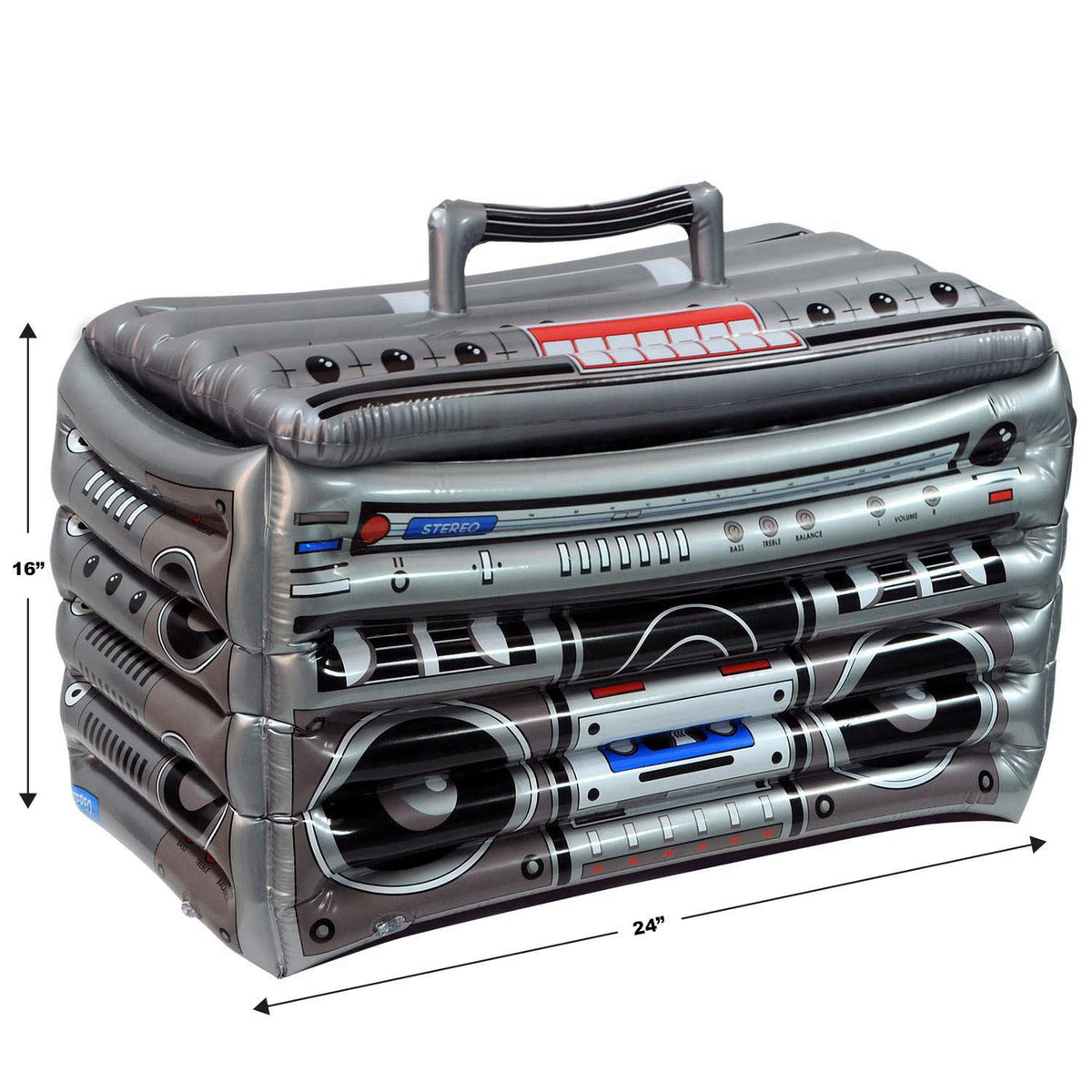 Beistle Inflatable Cooler – 50's & 80's Party Decorations, Drink Containers, Beverage Cooler, Music Themed Decorations: 