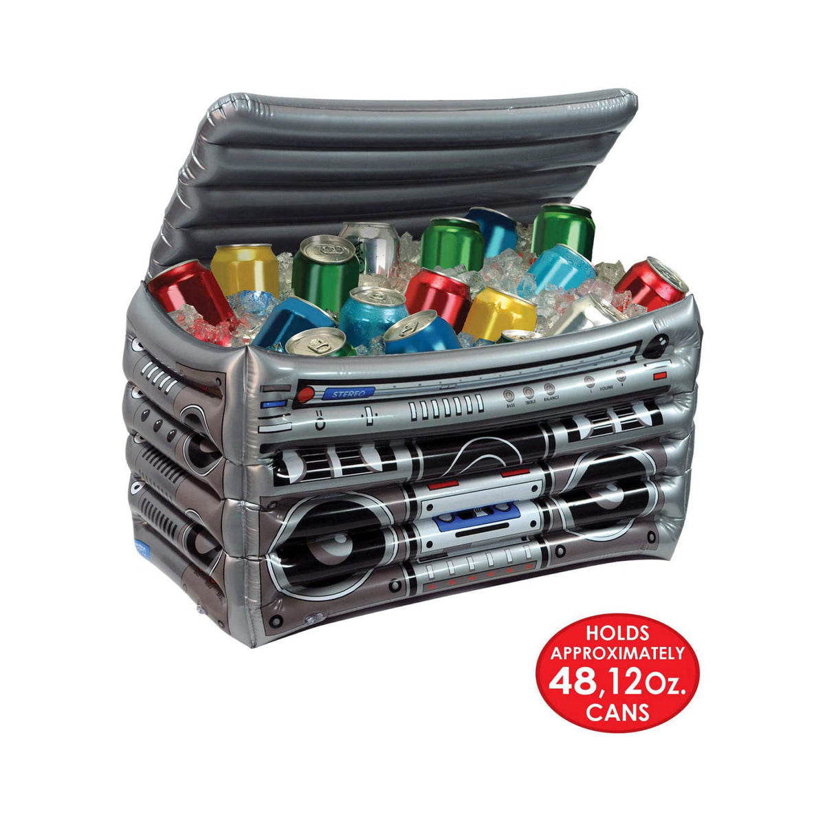 Beistle Inflatable Cooler – 50's & 80's Party Decorations, Drink Containers, Beverage Cooler, Music Themed Decorations: 