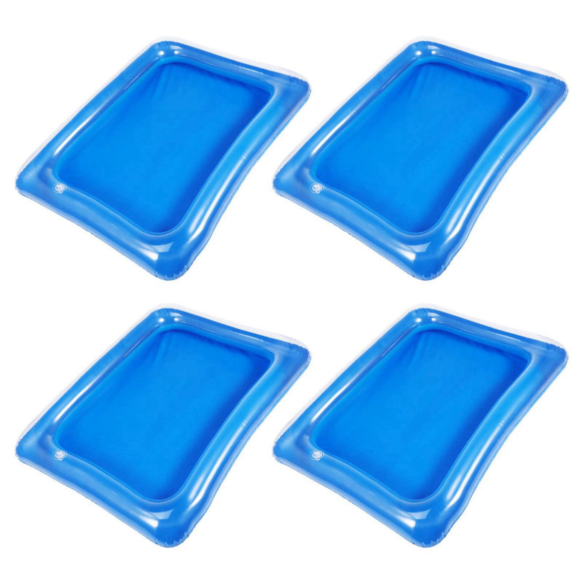 BESTOYARD 4Pcs Inflatable Ice Bar Serving Trays, Portable Cooler Trays – product photo (Serveware)