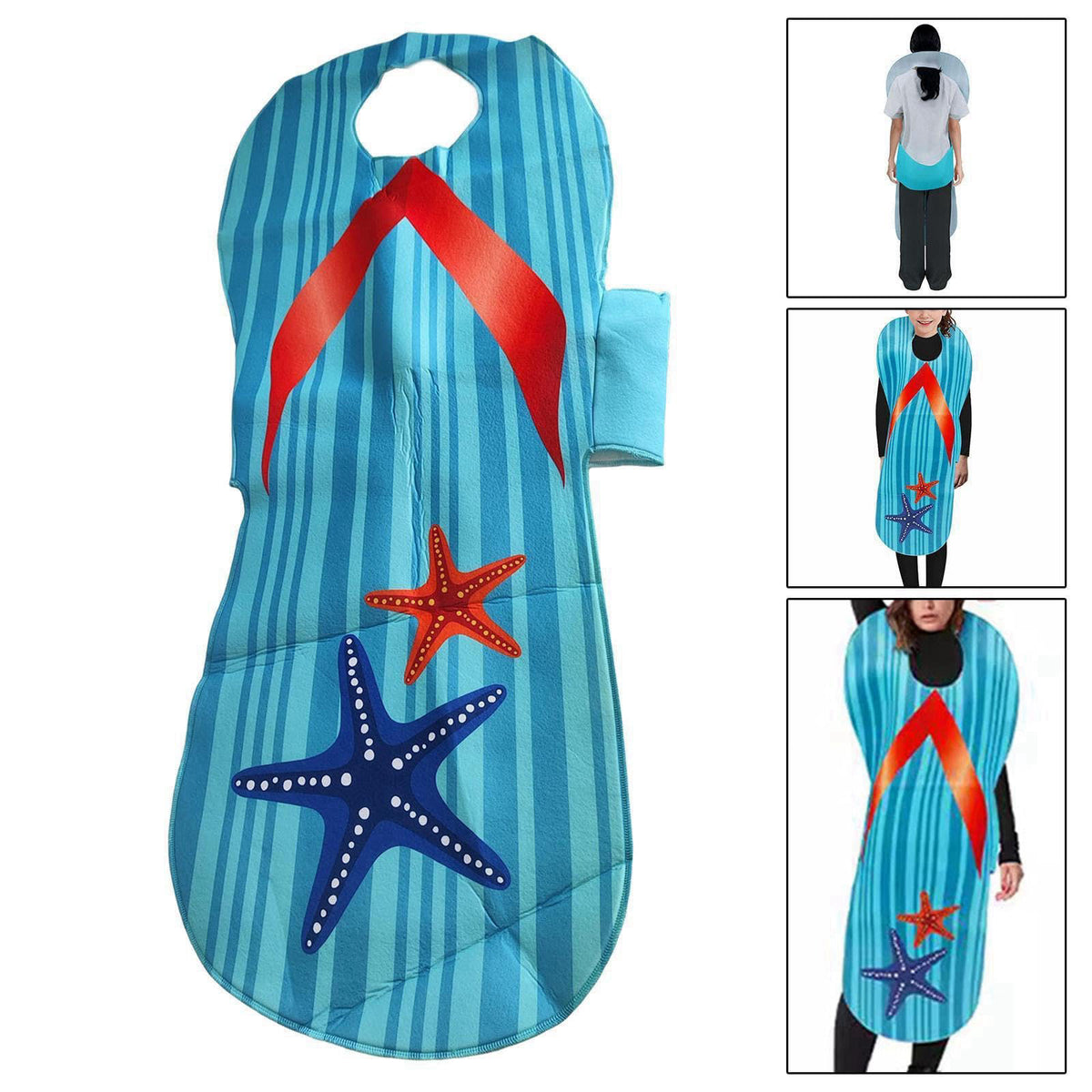 APLVFFZH 2x Flip Flop Costume Adorable Portable Party Prop Suit for Party Supplies Festival – close-up detail
