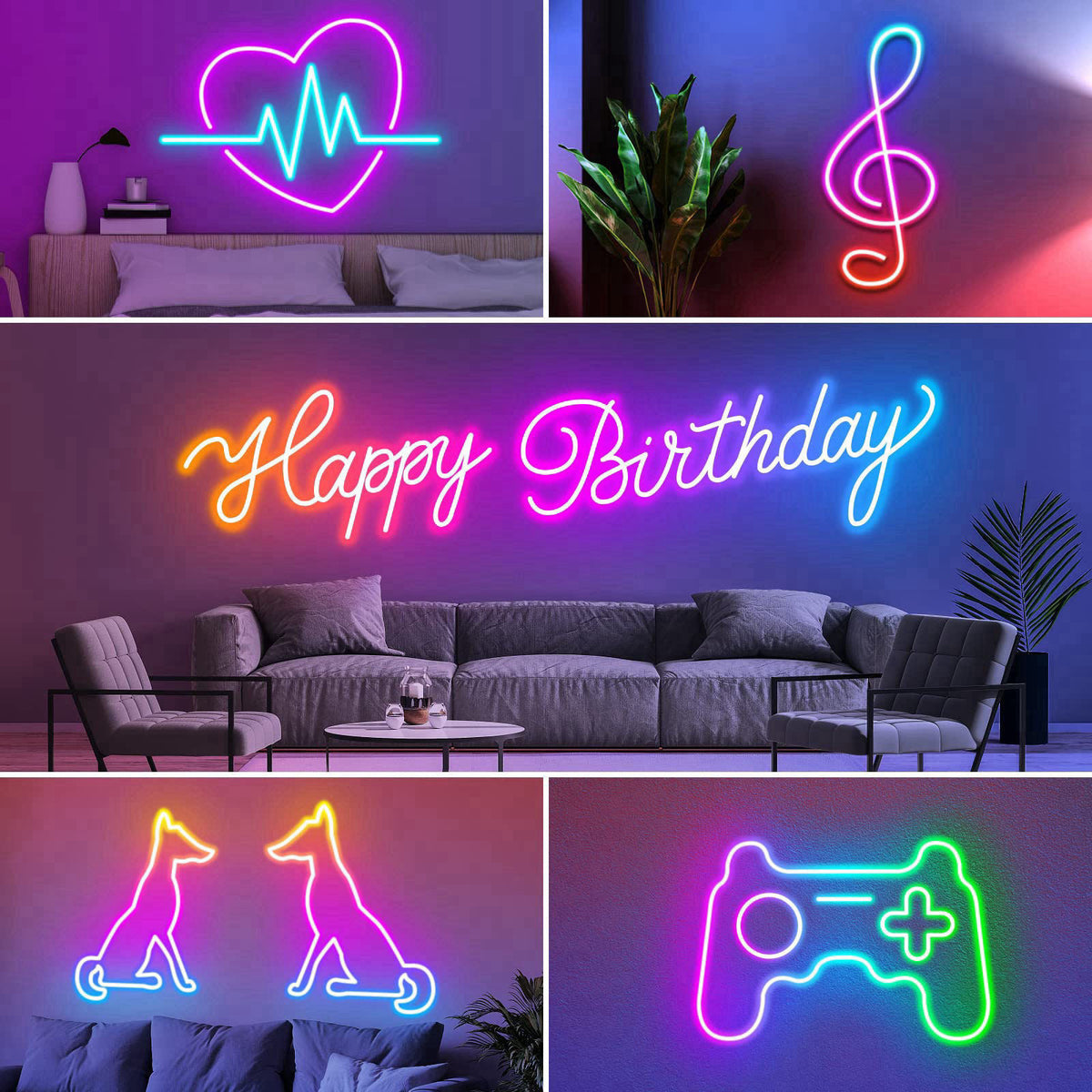 AILBTON 32.8Ft Neon Rope Lights,Flexible Led Rope Lights Control with App/Remote,Multiple Modes RopeLights,IP65 Outdoor 