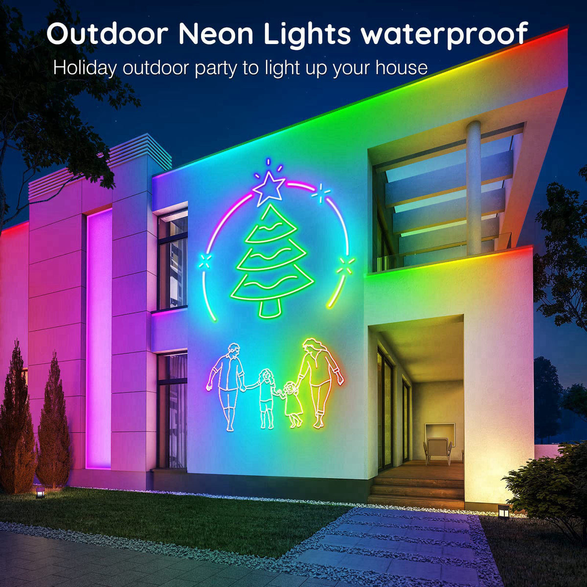AILBTON 32.8Ft Neon Rope Lights,Flexible Led Rope Lights Control with App/Remote,Multiple Modes RopeLights,IP65 Outdoor 