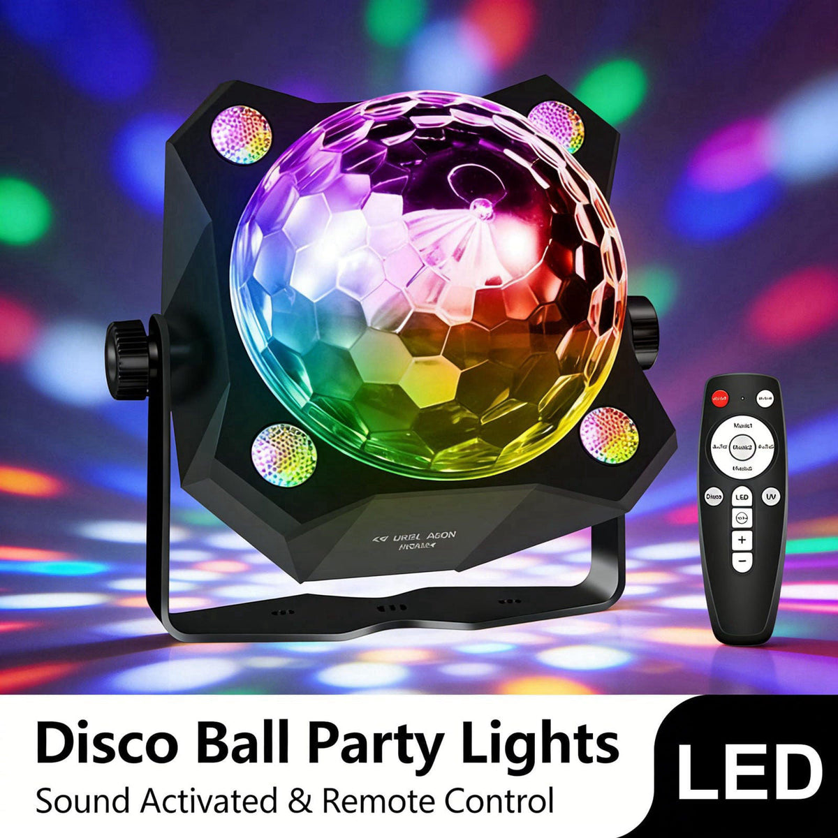 XINGCHAOMING Party Lights Disco Ball Light, LED 6 Color – alternate angle
