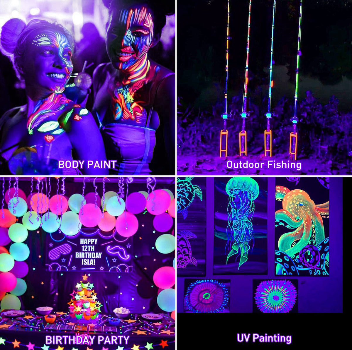 CREPOW – Black Light Fixtures on display