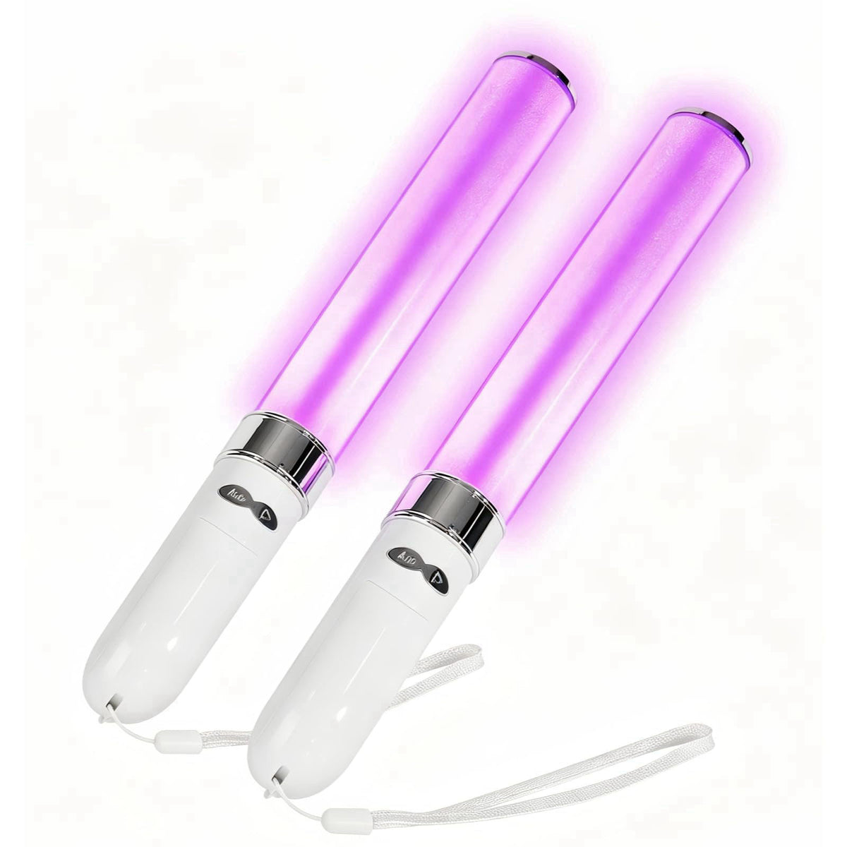 HOHUIGO LED Glow Stick 18 Multicolor Flash Light Stick for Concerts Birthday 2PCS – packaging and label