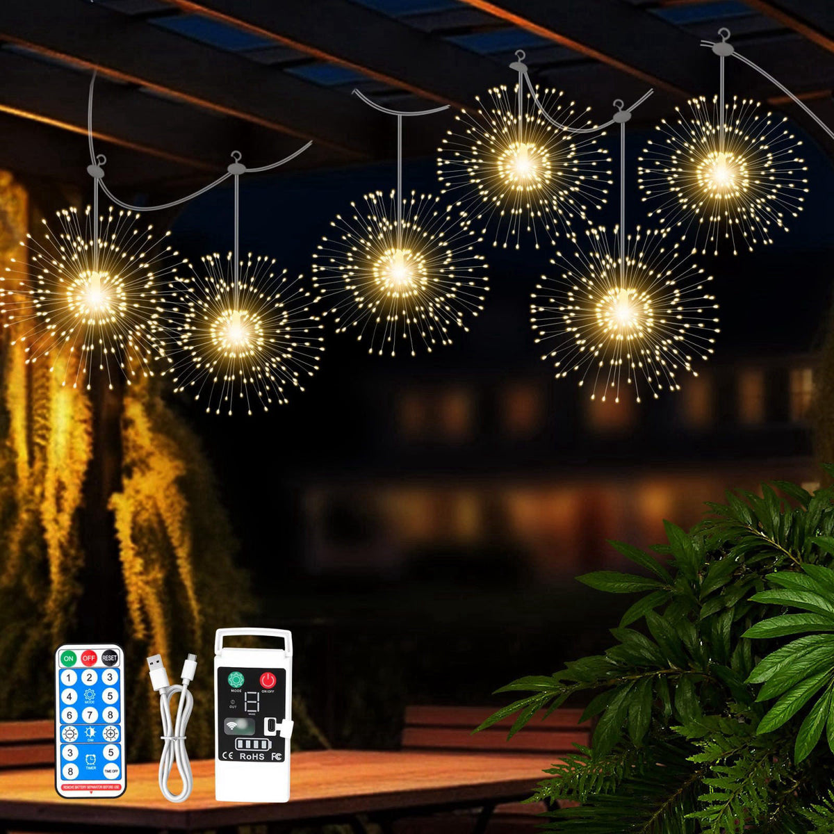 WIND STAR – String Lights on display
