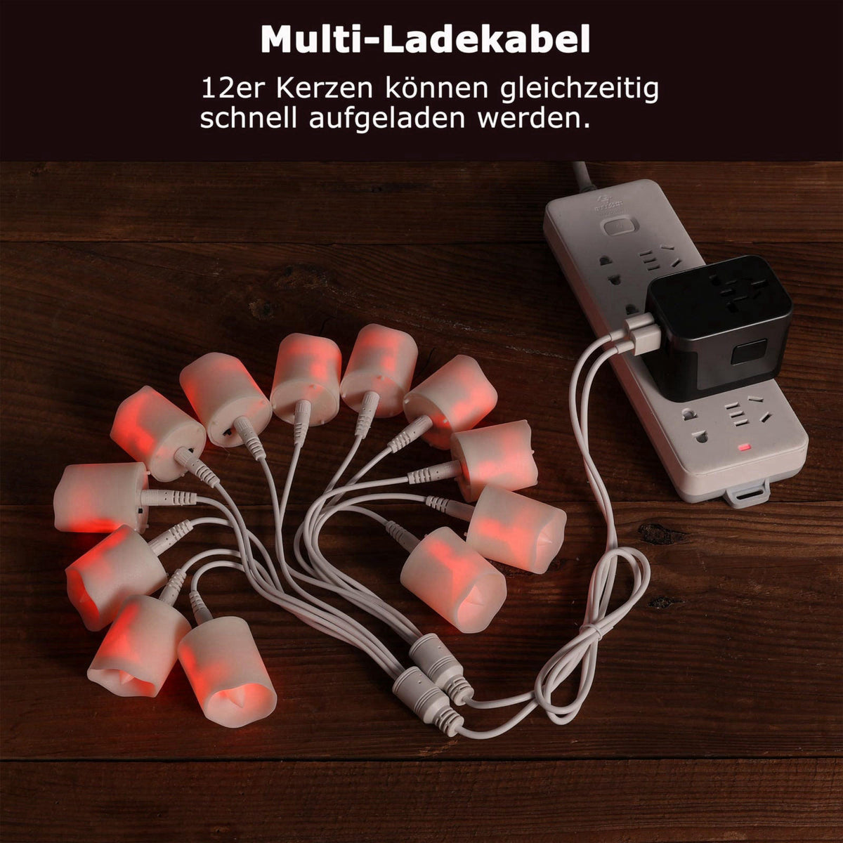 BOWKA Rechargeable Candle Tealights with Remote Timer and USB Cable, 12Pcs Flameless Battery Operated Candles for Home H