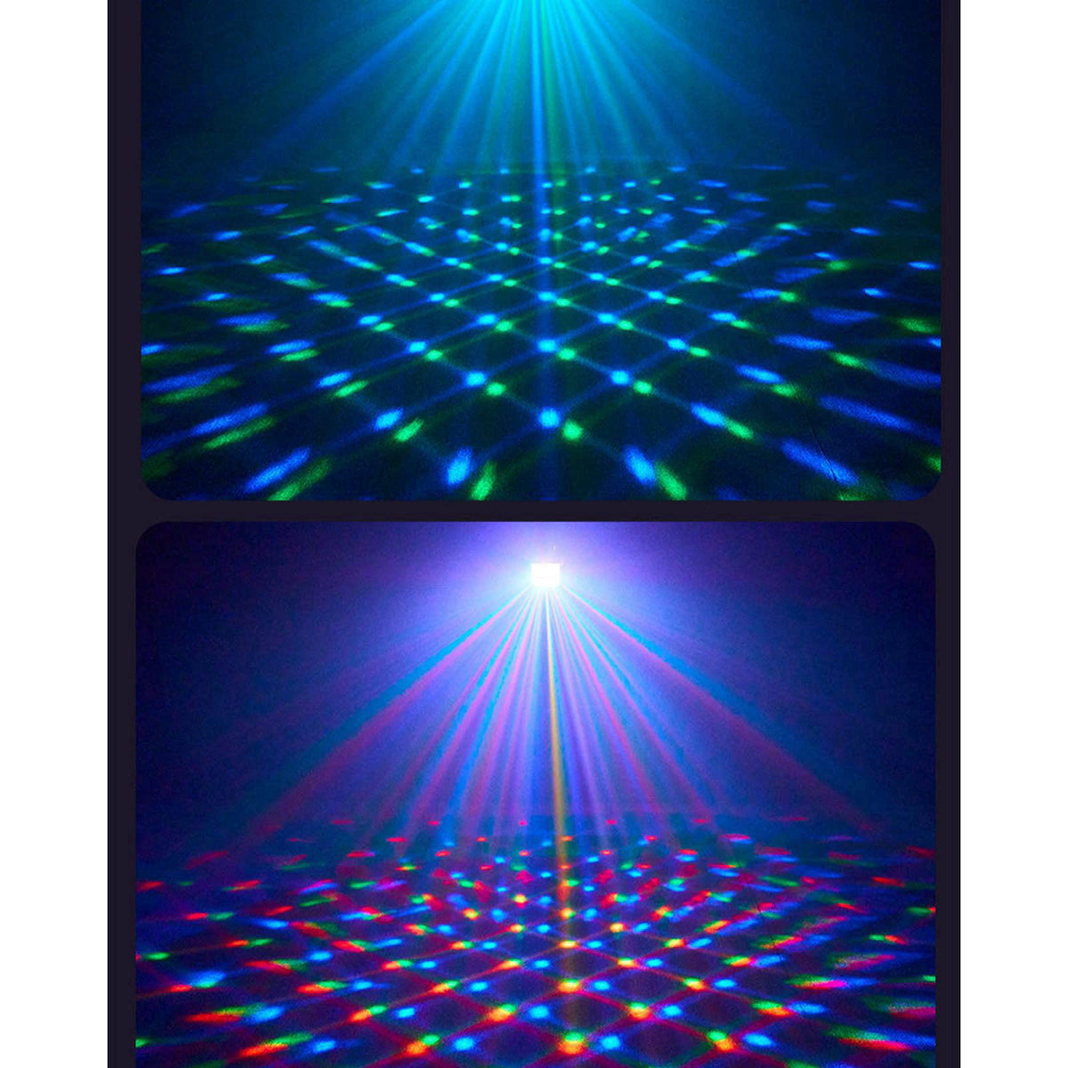 Veltros LED Party Stage Light, for Parties & Events – back view and specifications