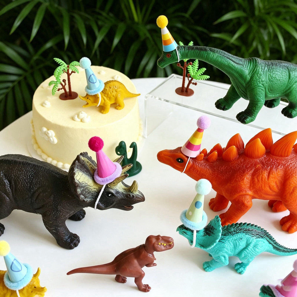 50 Pcs Mini Birthday Hats, Small Party Hats for Stuffed Animals, Party Hats for Stuffed Animals, Mini Birthday Hats for 