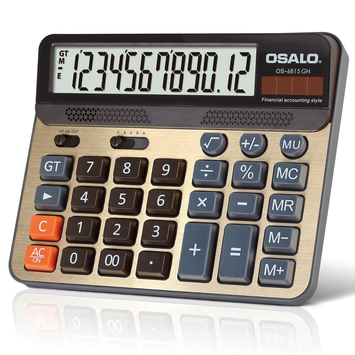 pendancy Desktop Calculator Extra Large 5-Inch LCD Display 12-Digit Big Number Accounting Calculator with Giant Response