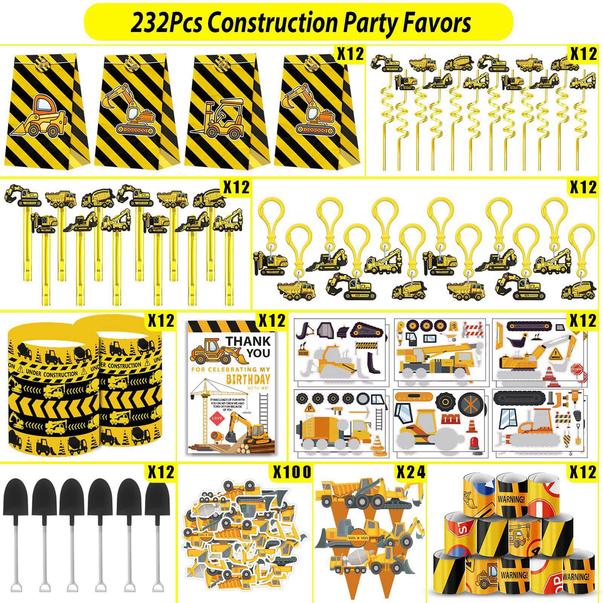 PLOUGVI – Multi-Item Party Favor Packs on display