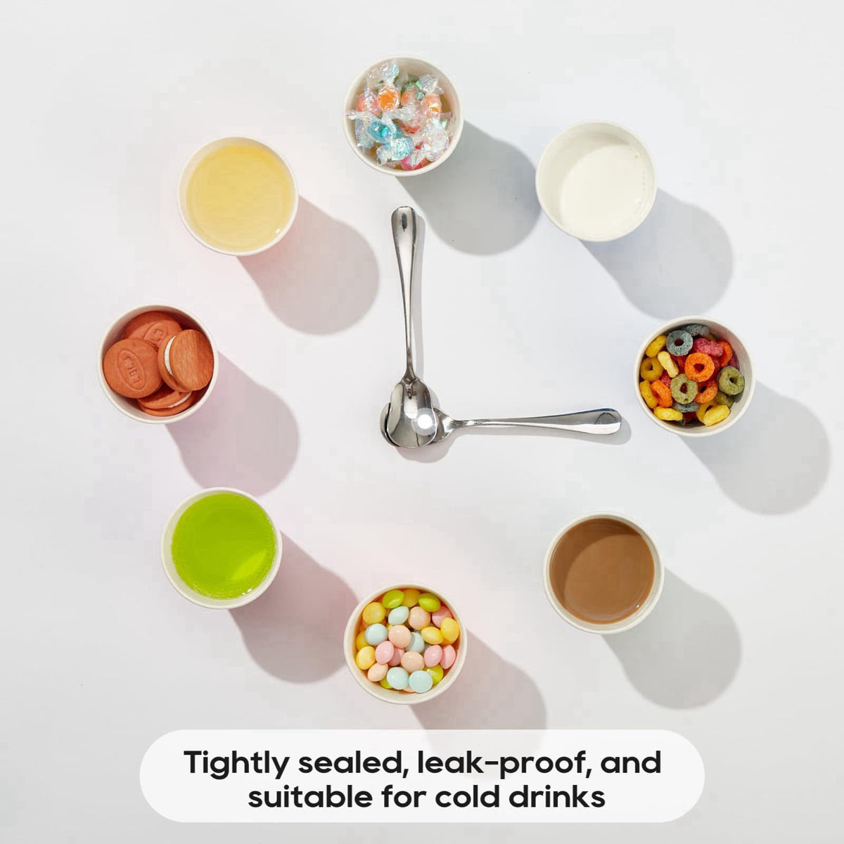 JOLLY PARTY 500Pack 5oz Paper Cups Disposable Cups Small Mouthwash Cup – back view and specifications