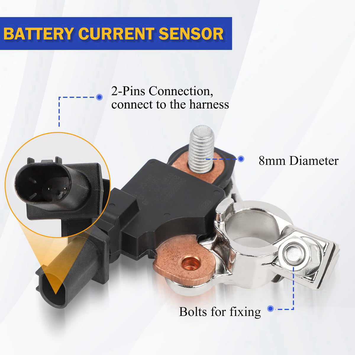 X4XZ 4692269AI Battery Current Temperature Sensor for 13-17 Dodge Ram 1500 2500 – back view and specifications
