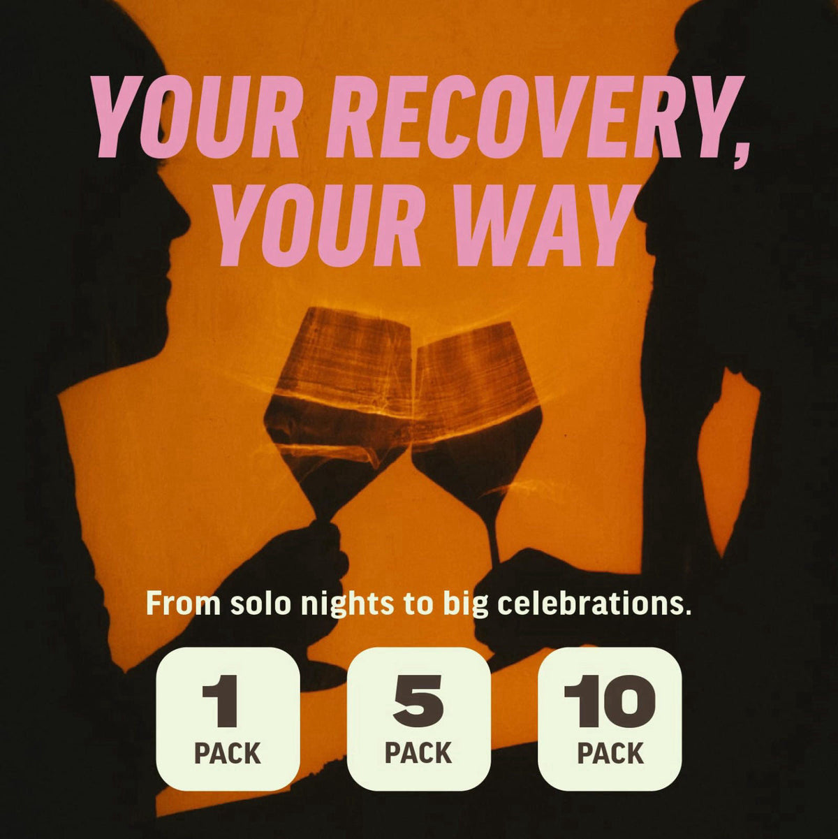 ZEST Hangover Kit – 10pc Pre-Filled Supplies Bags – Bachelorette Party Favors, Girls Weekend Gifts, 21st Birthday Ideas 