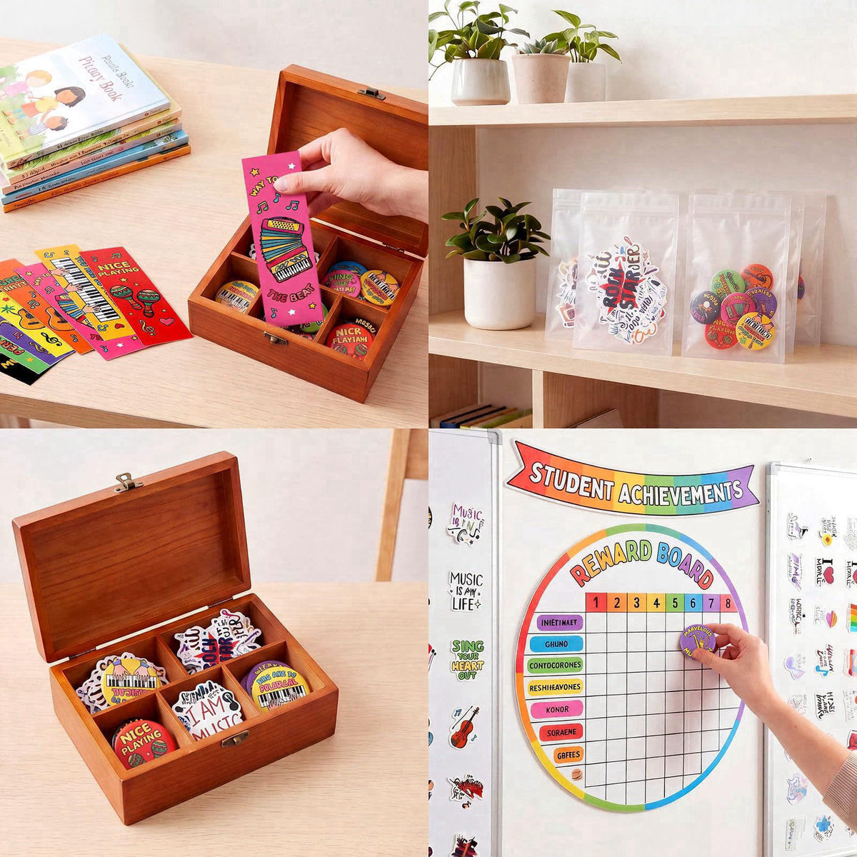 Eersida 182 Pcs Music Reward Supplies Kit Filler – alternate angle