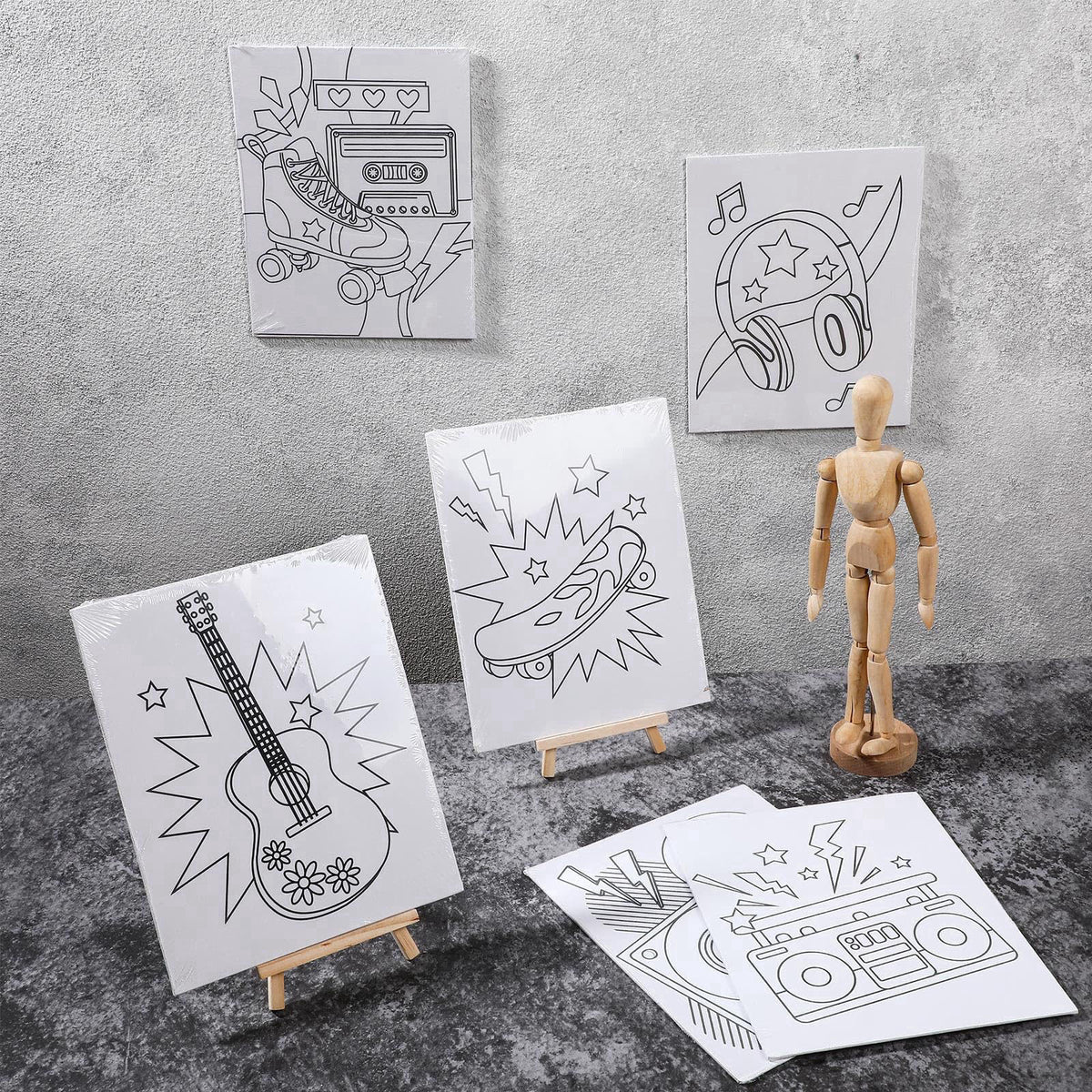 Sherr – Pre-Stretched Canvas on display