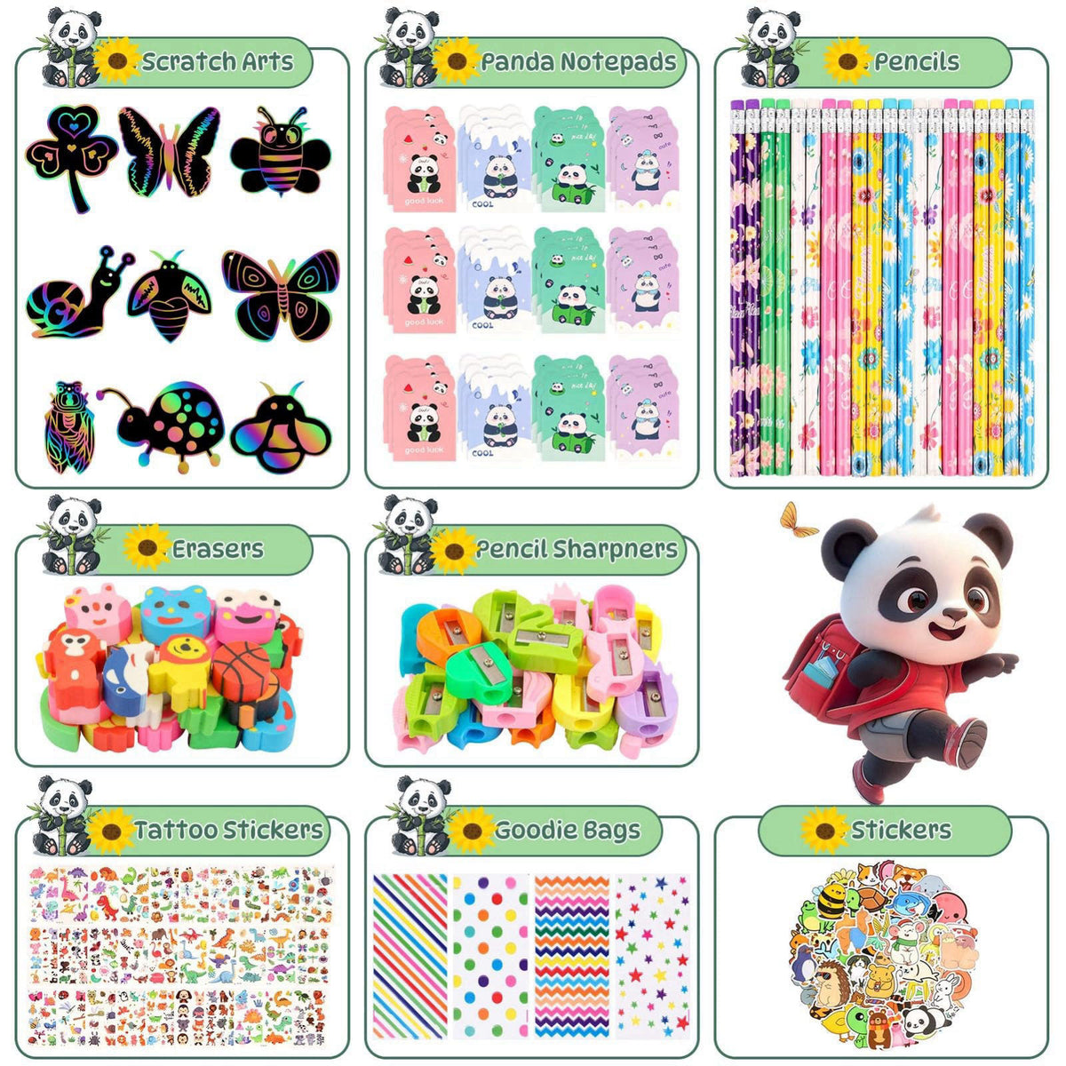 Thesixowls 28 Pack Birthday Goodie Bags, Return Gifts Party Favors for Birthday Party – packaging and label