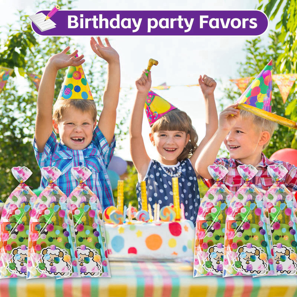 Ulema 24 pack Cute Animals Party favors Cute Stationery Classroom Rewards, With Pencils Rulers Erasers Sticky Notes For 
