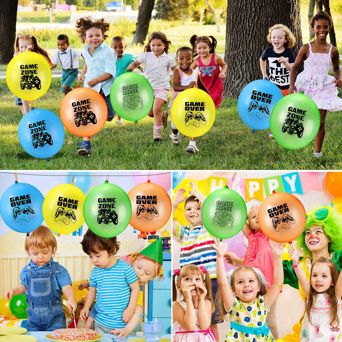 VercanMonth 147 Pcs Video Game Party Favors for 12 Kids Gamer Goodie Bag Stuffers for Boys Gaming Birthday Party Supplie