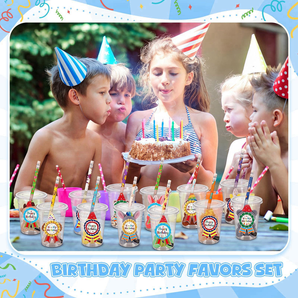 Baderke 12 Set Birthday Classroom Gifts for Students,School Reward, Animal – close-up detail