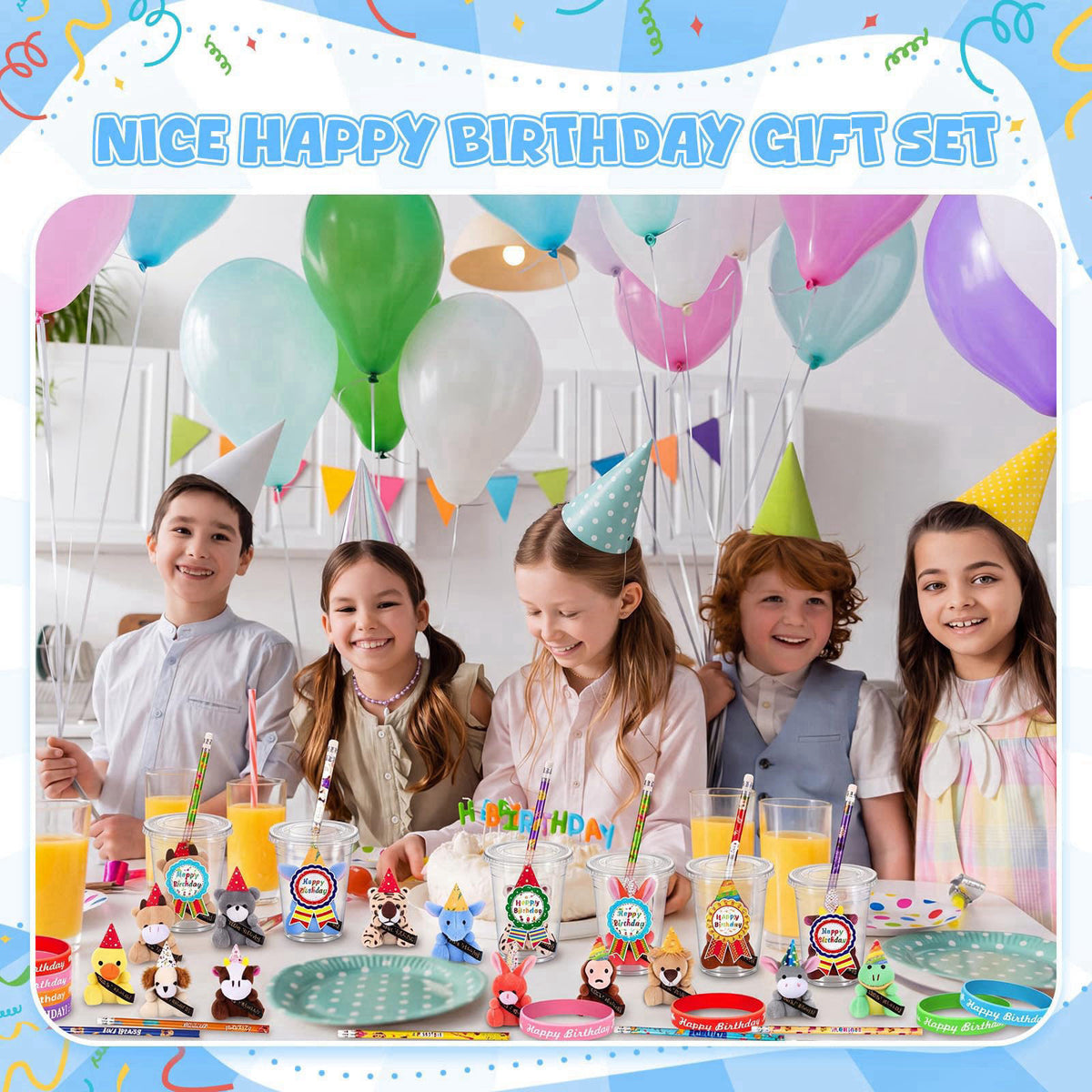 Baderke 12 Set Birthday Classroom Gifts for Students,School Reward, Animal – full view