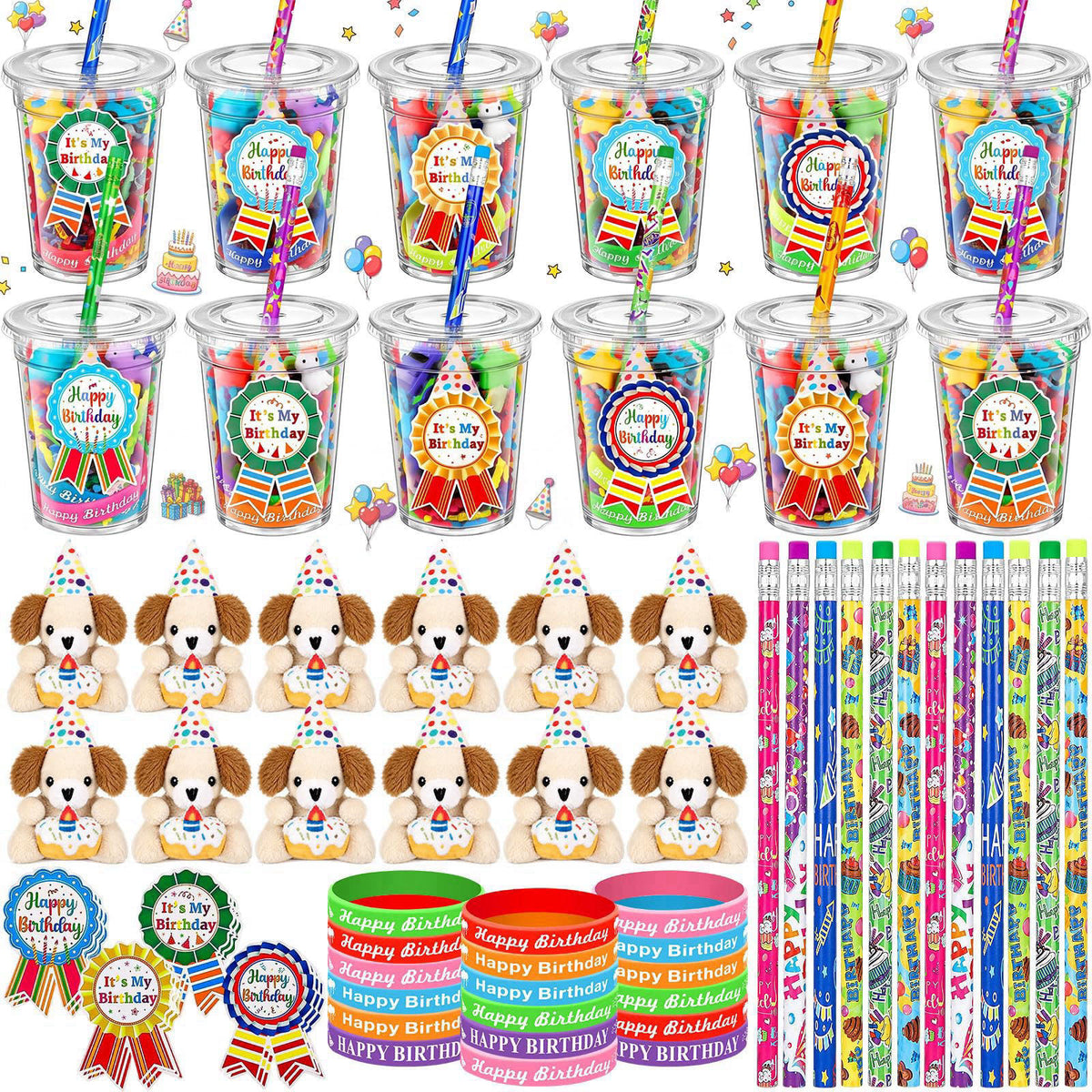 Baderke – Multi-Item Party Favor Packs on display