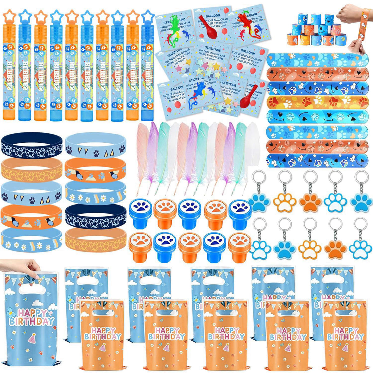 WPAZH 130Pcs Birthday Party Favors Gift Decorations Supplies for Outdoor Decor Party Essentials Must Haves Stars Balloon