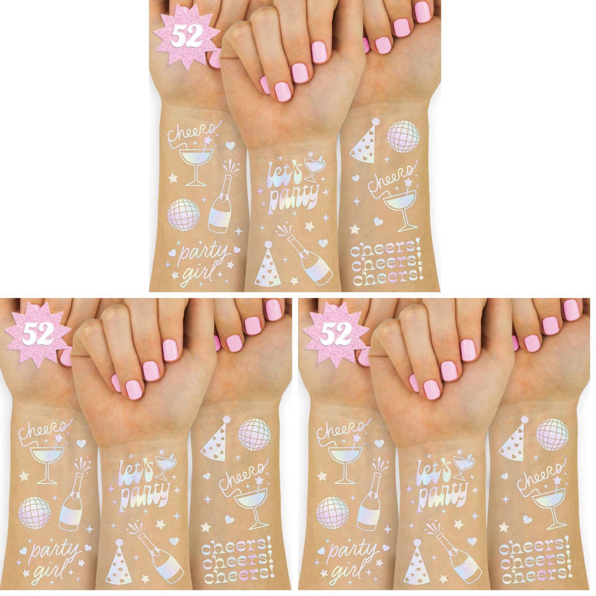 xo, Fetti – Temporary Tattoos on display