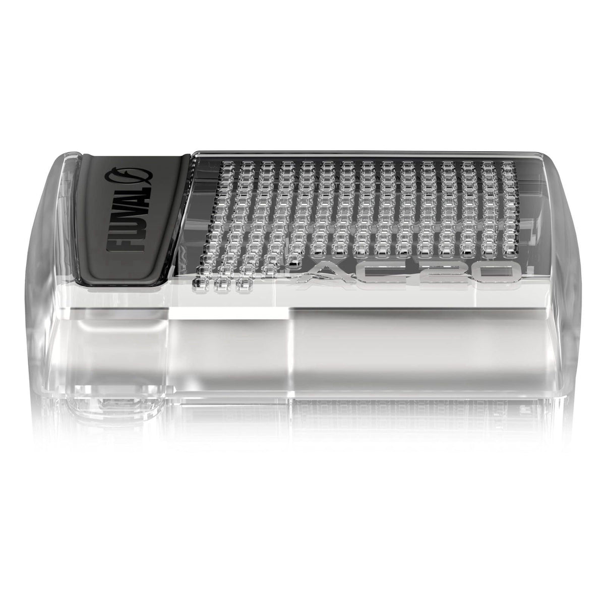 AC20 Power Filter, 5-20 US Gal / 18-76 L - Fluval USA – back view and specifications