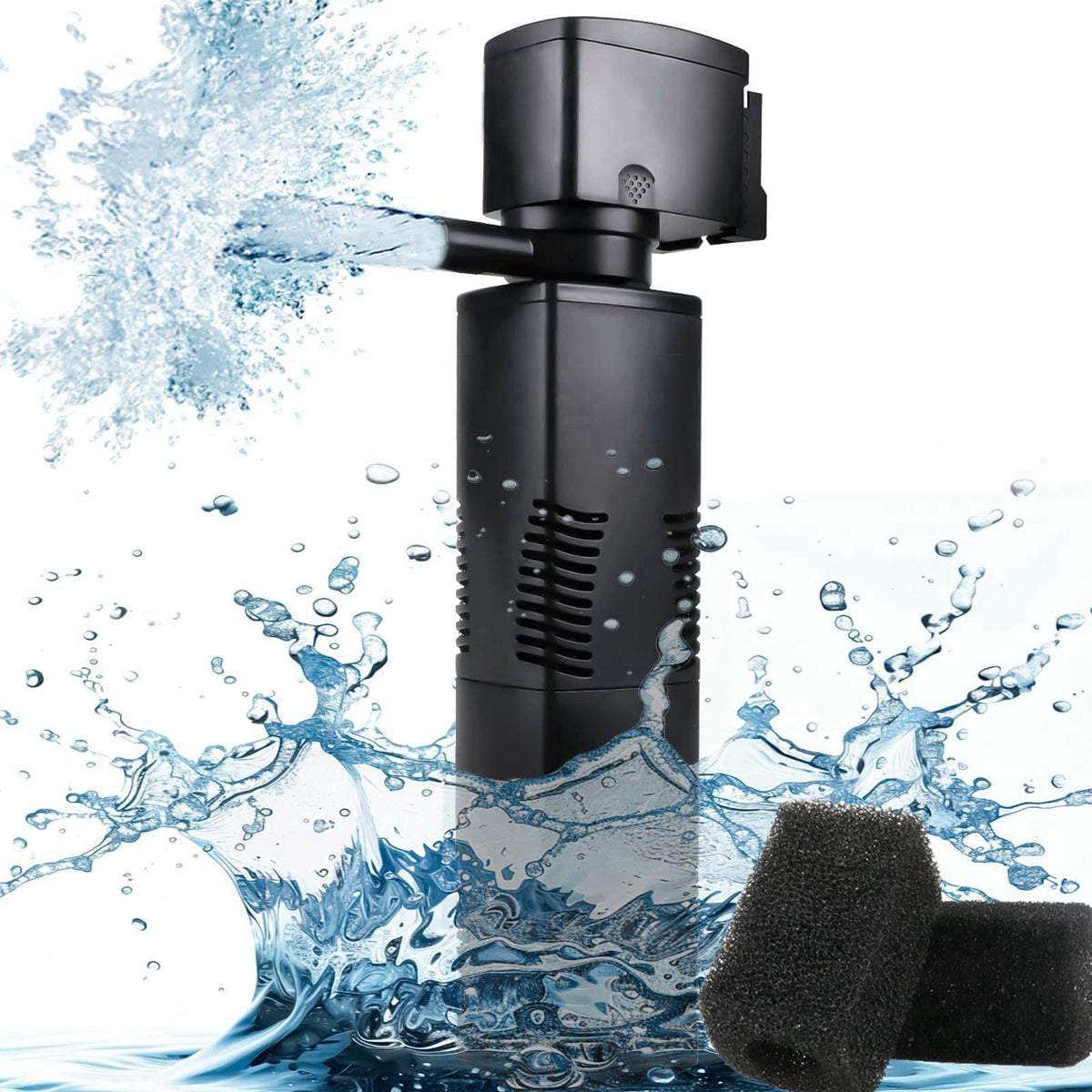 coospider-repta Aquarium Filter for 55-150 Gallons Tank, Internal Fish Tank Filter, Powerful Pump Submersible for Large 