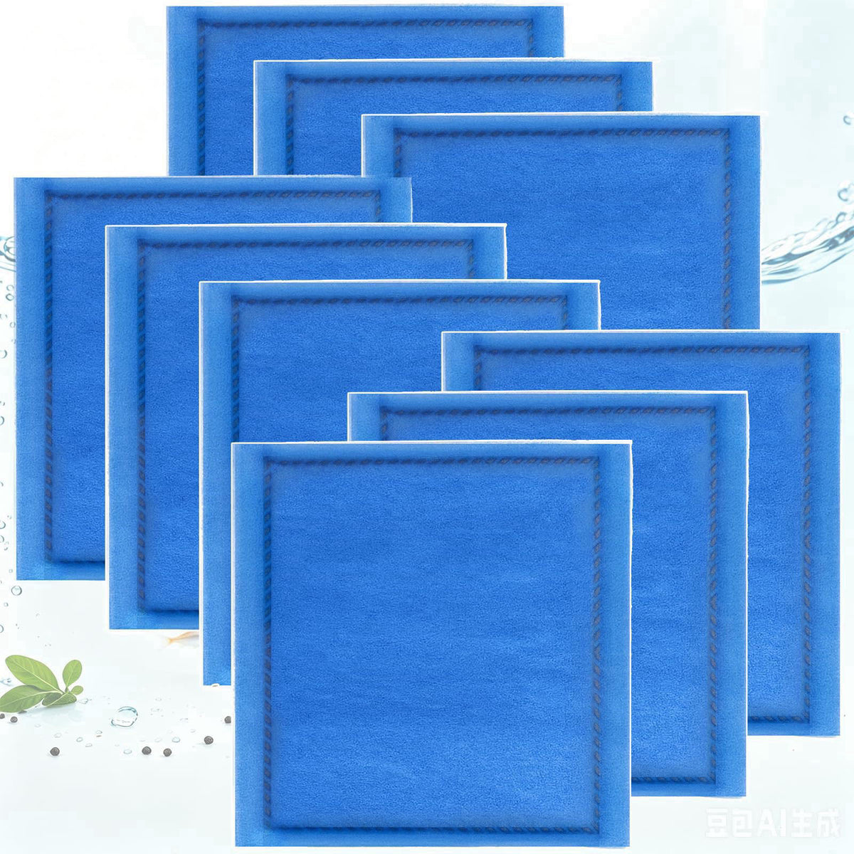 Gekufa Aquarium Filter Cartridges Compatible with Aqua-Tech 20-40 & 30-60 Gallon – BLUE