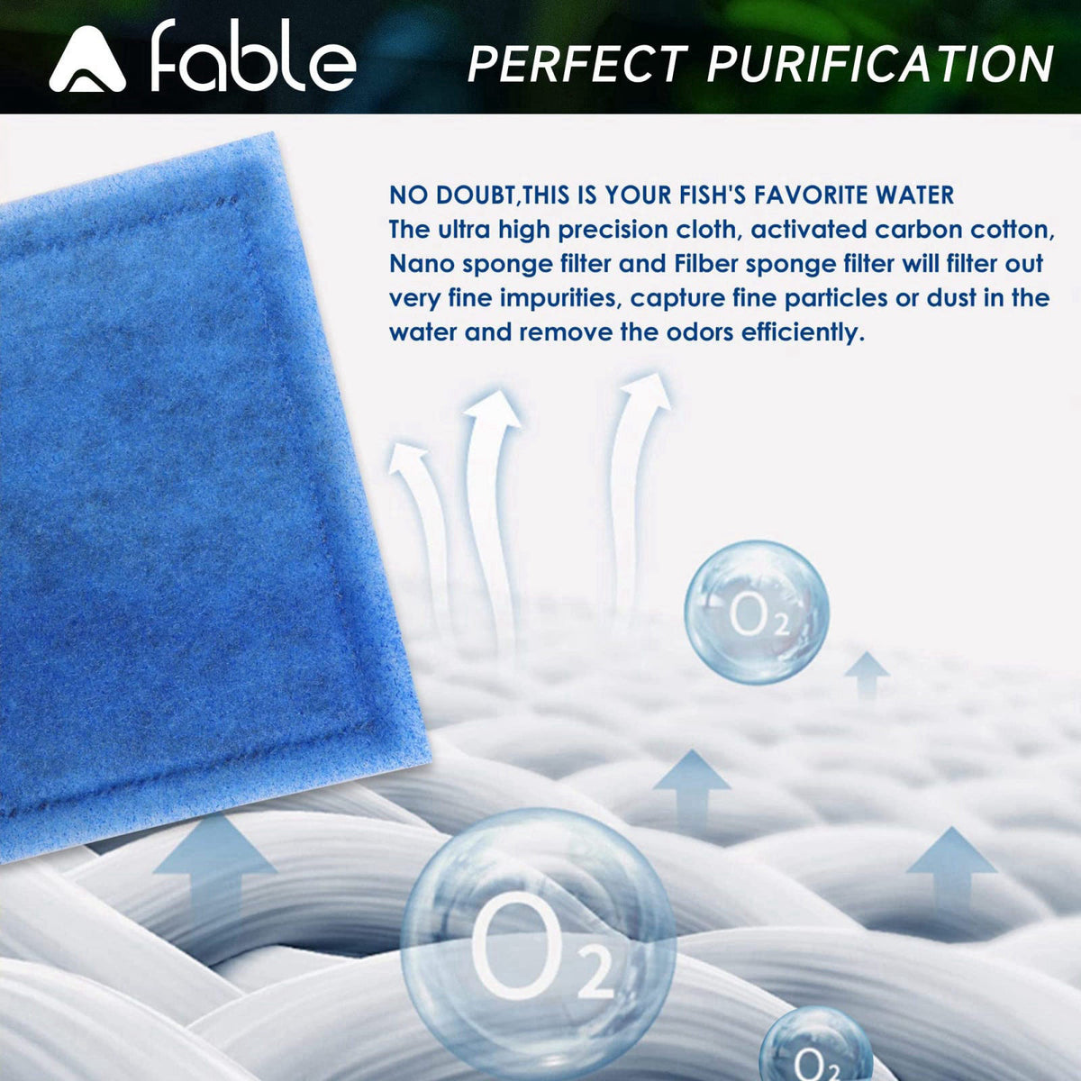 A Fable Aquarium Filter Cartridge Replacement for AquaTech EZ-Change #2 Aquarium Filter, for No.2 Cartridge, for marinel