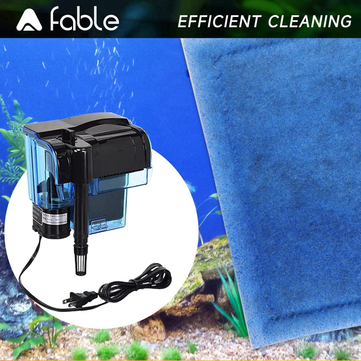 A Fable Aquarium Filter Cartridge Replacement for AquaTech EZ-Change #2 Aquarium Filter, for No.2 Cartridge, for marinel